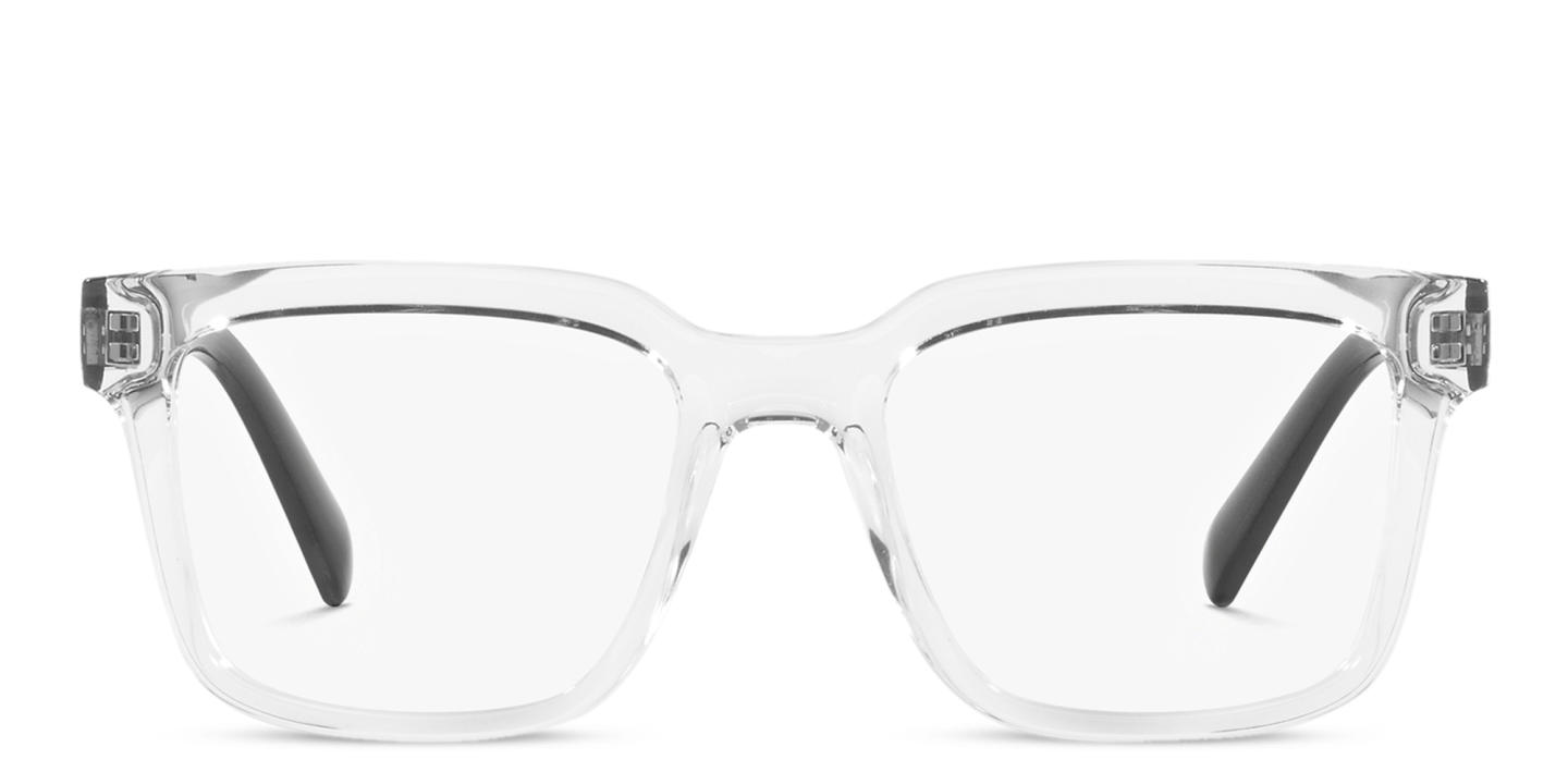 Shop Dolce & Gabbana Square Eyeglasses in Crystal online.