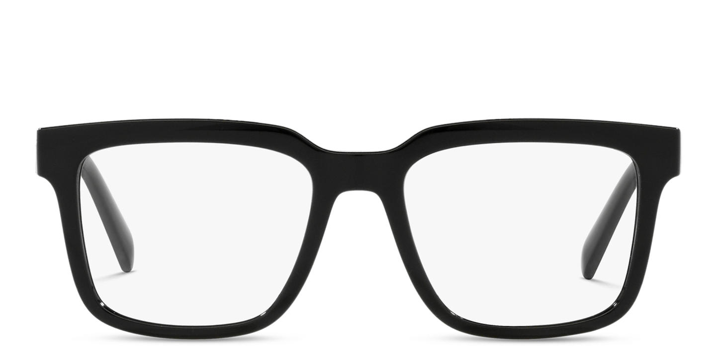 Shop Dolce & Gabbana Square Eyeglasses in Black online.