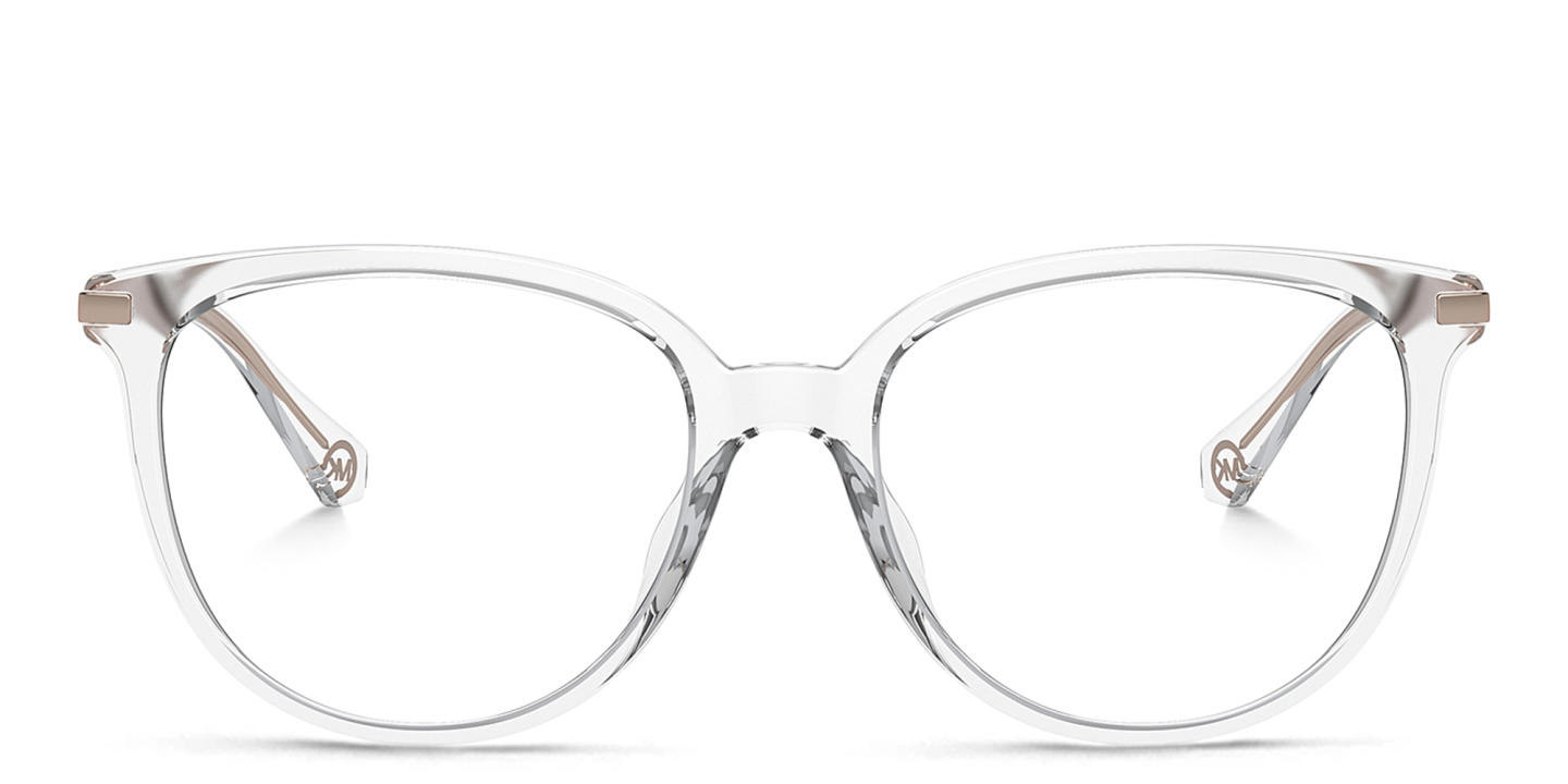 Michael Kors Westport Round Eyeglasses in Clear – Product Photo 0