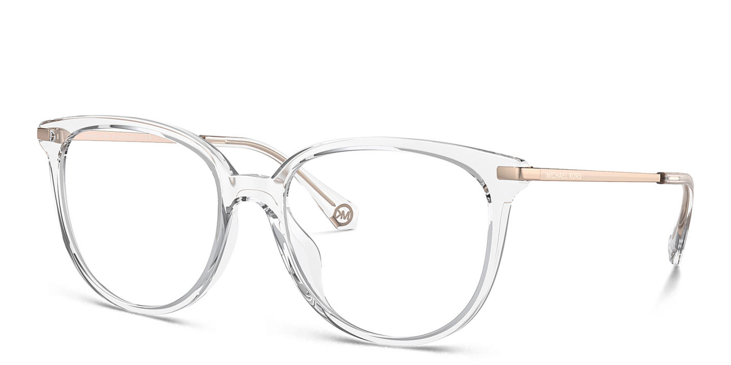 Michael Kors Westport Round Eyeglasses in Clear – Product Photo 1