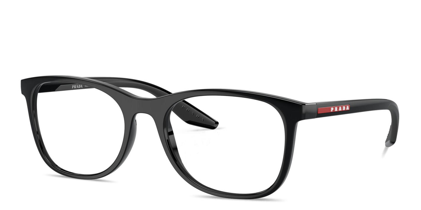 Prada Linea Rossa Logo Signature Pillow Eyeglasses in Blue – Product Photo 1