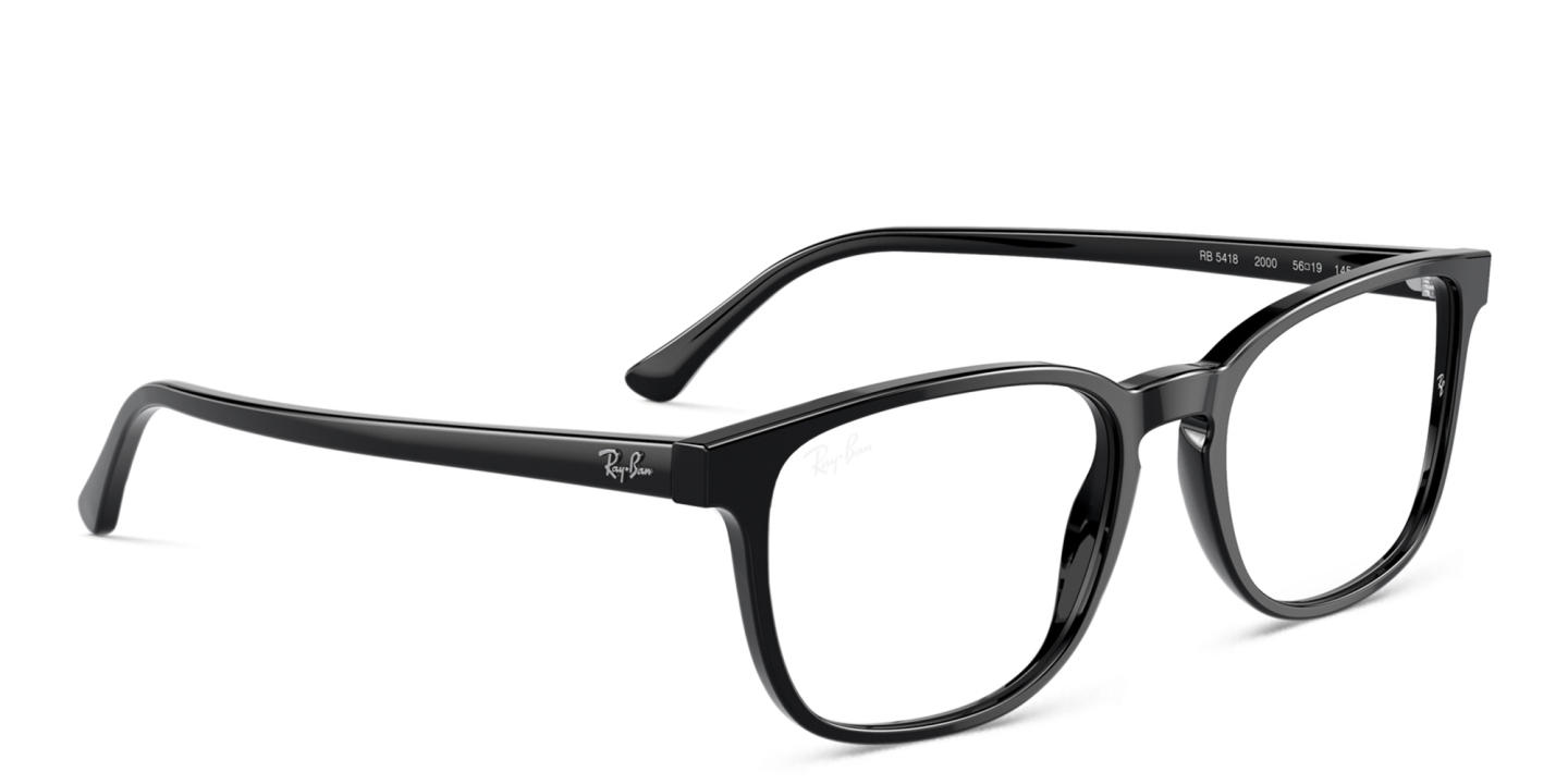 Shop Ray-Ban Unisex Pillow Eyeglasses in Black online.