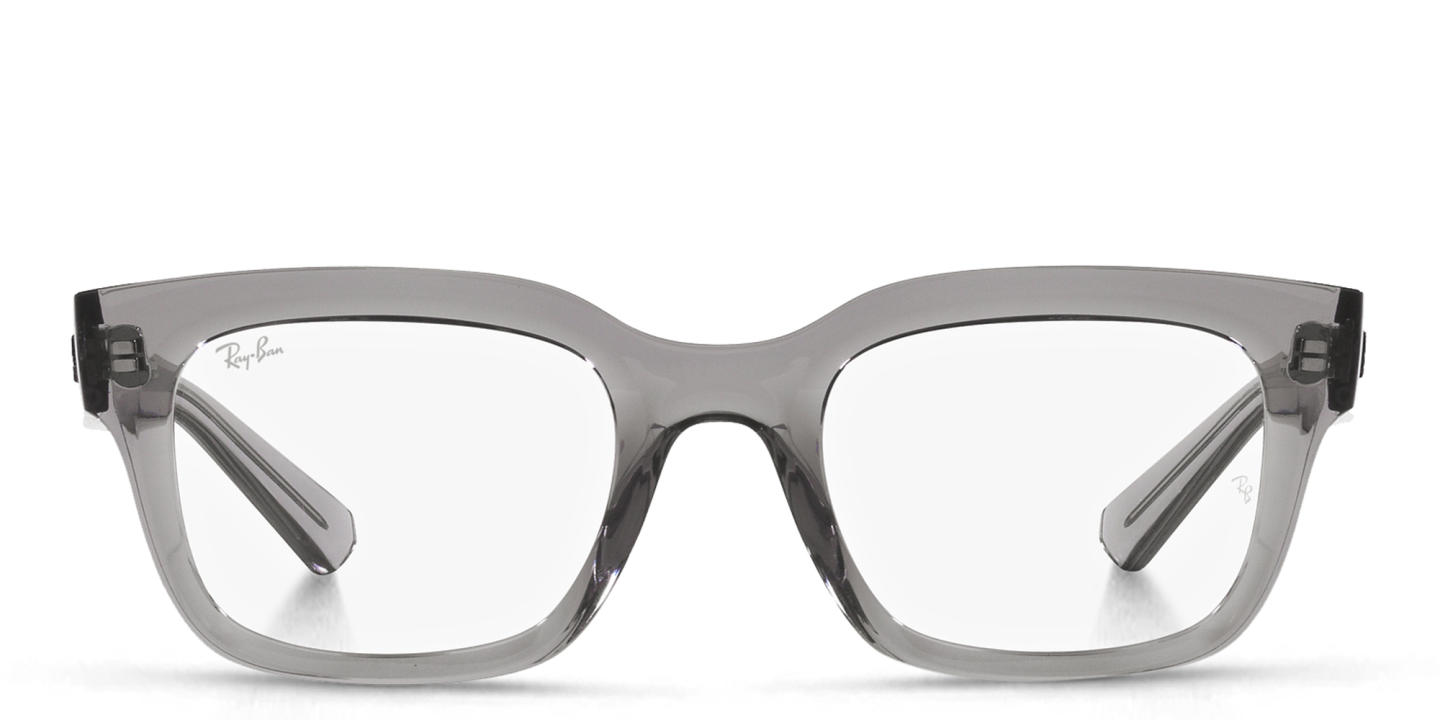Ray-Ban Unisex Rectangle Eyeglasses in Grey – Product Photo 0