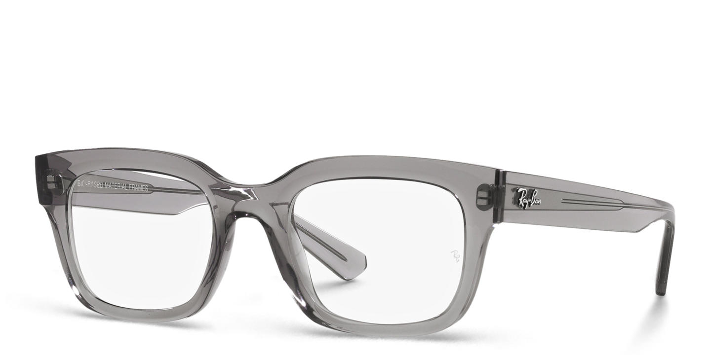 Ray-Ban Unisex Rectangle Eyeglasses in Grey – Product Photo 1