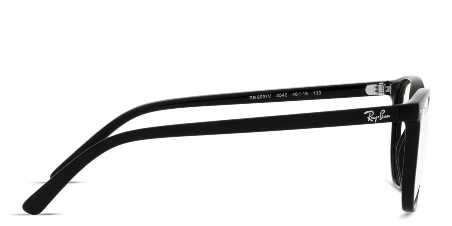 Shop Ray-Ban Junior Elliot Kids Irregular Eyeglasses in Black online.