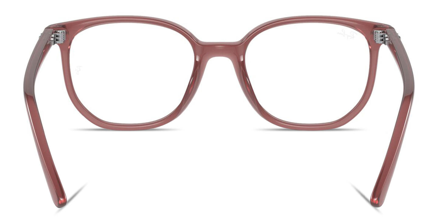 Shop Ray-Ban Junior Elliot Kids Irregular Eyeglasses in Pink online.