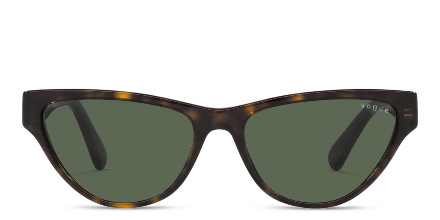 Shop Vogue Eyewear Cat Eye Sunglasses in Havana online.