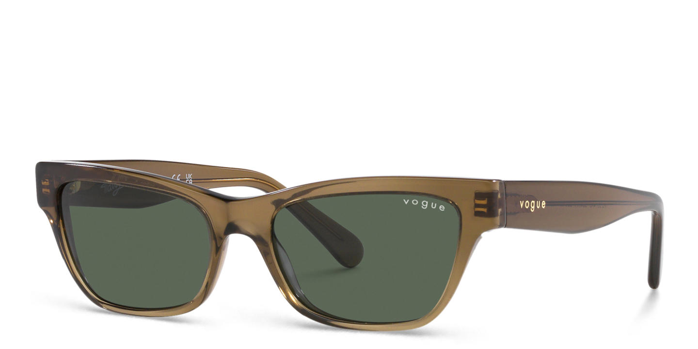 Vogue Eyewear Rectangle Sunglasses in Green – Product Photo 1