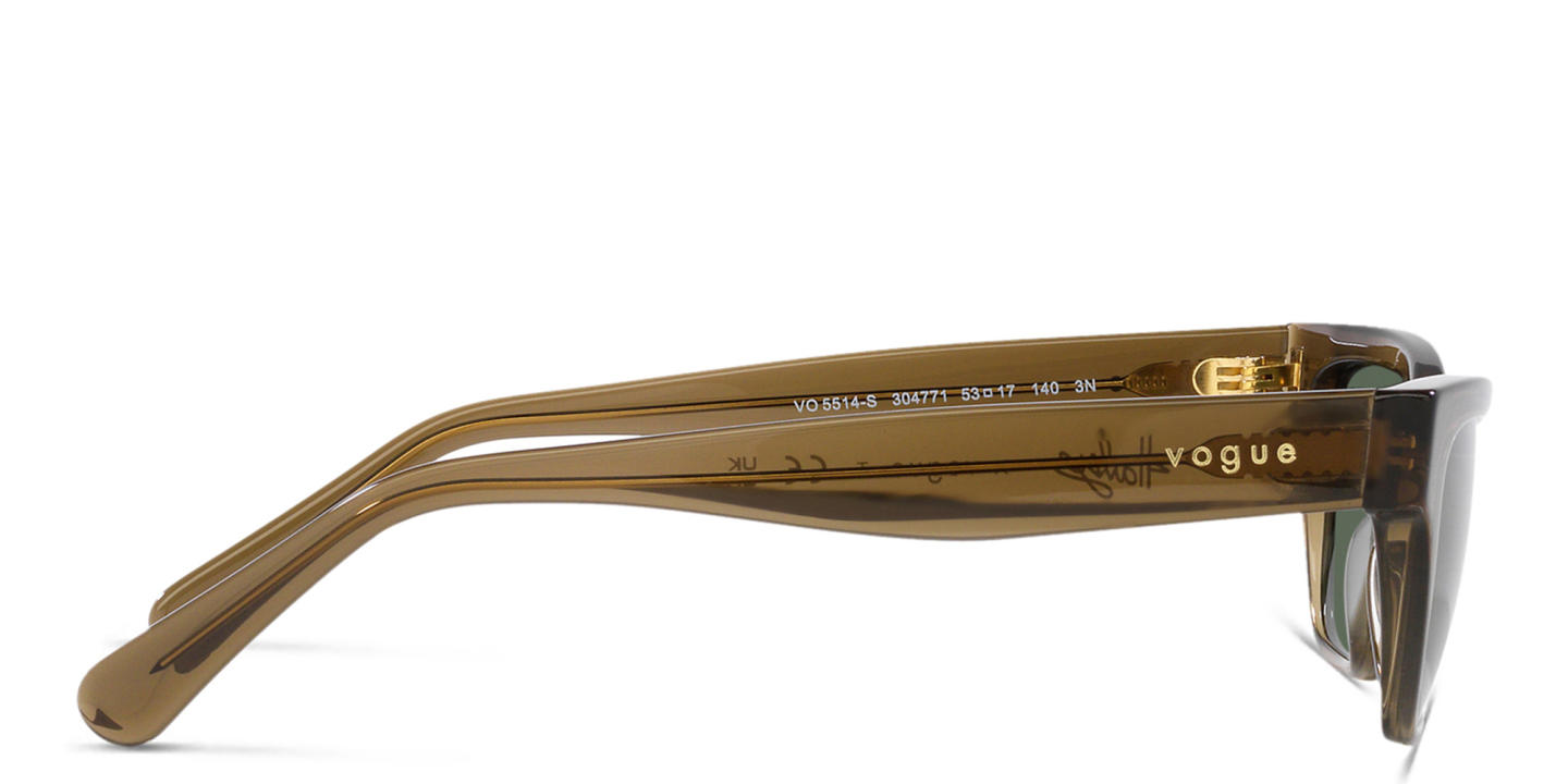 Vogue Eyewear Rectangle Sunglasses in Green – Product Photo 2