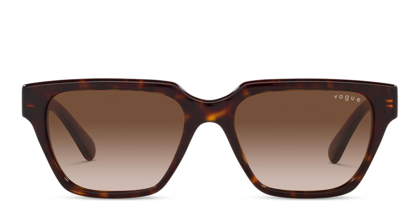Vogue Eyewear Rectangle Sunglasses in Havana – Product Photo 0