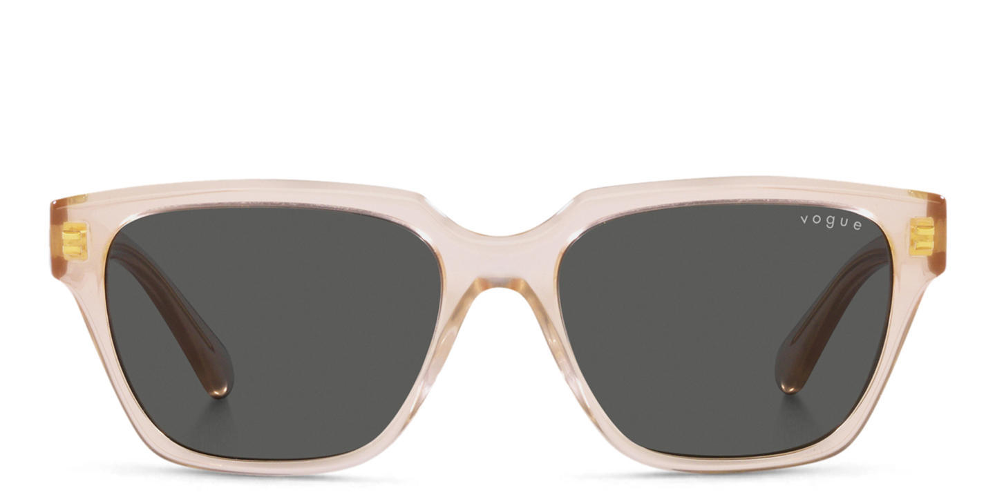 Vogue Eyewear Rectangle Sunglasses in Beige – Product Photo 0