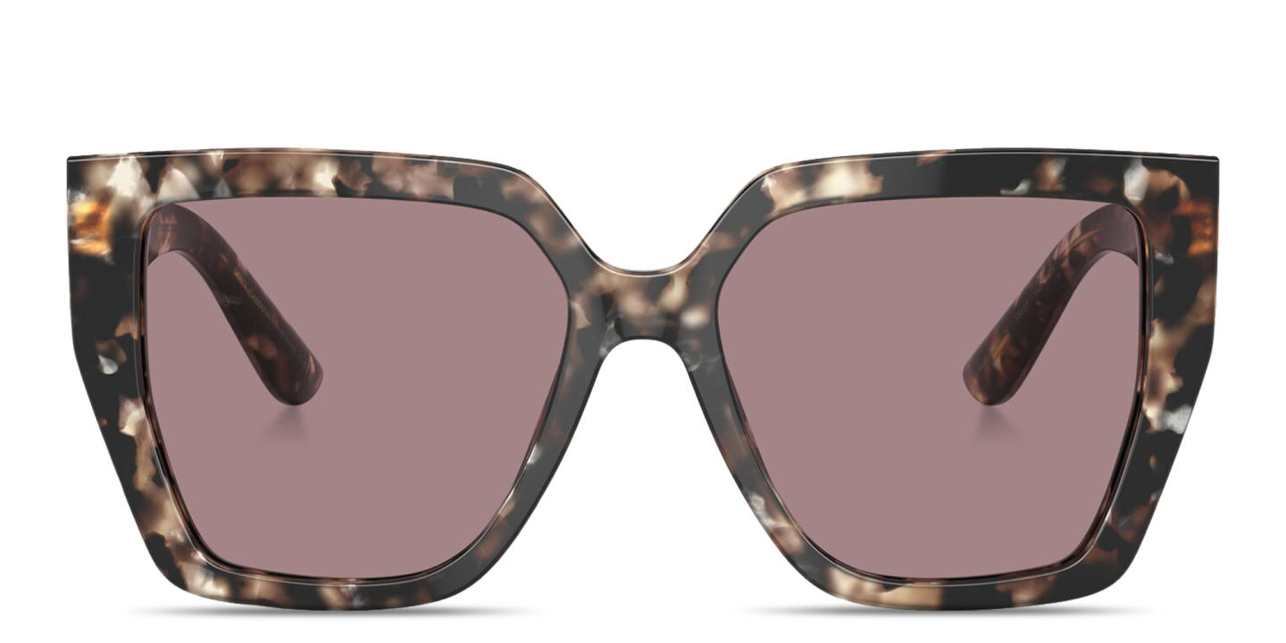 Dolce & Gabbana DG Motif Square Sunglasses in Havana – Product Photo 0