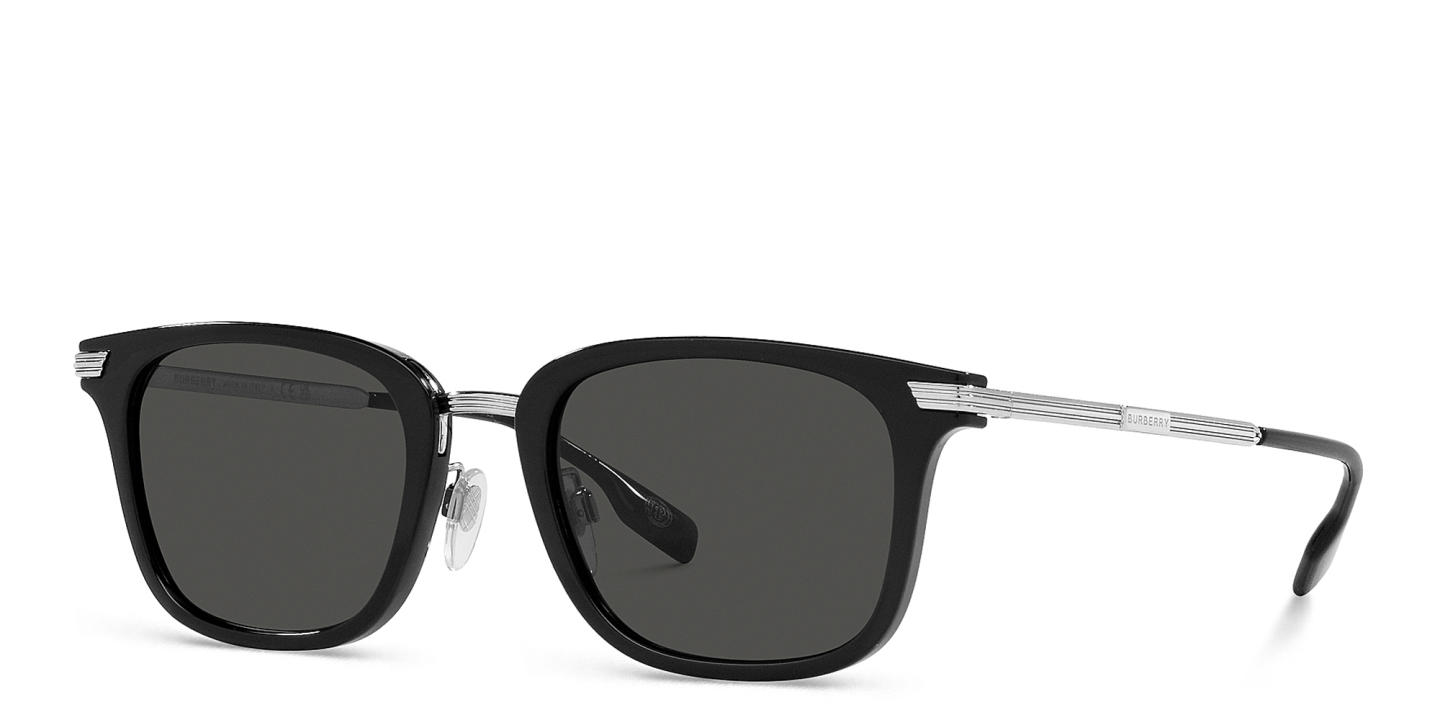 BURBERRY Square Sunglasses in Black – Product Photo 1