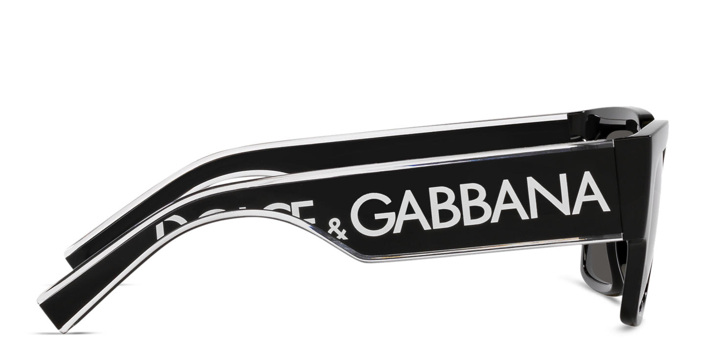 Shop Dolce & Gabbana Square Sunglasses in Black online.