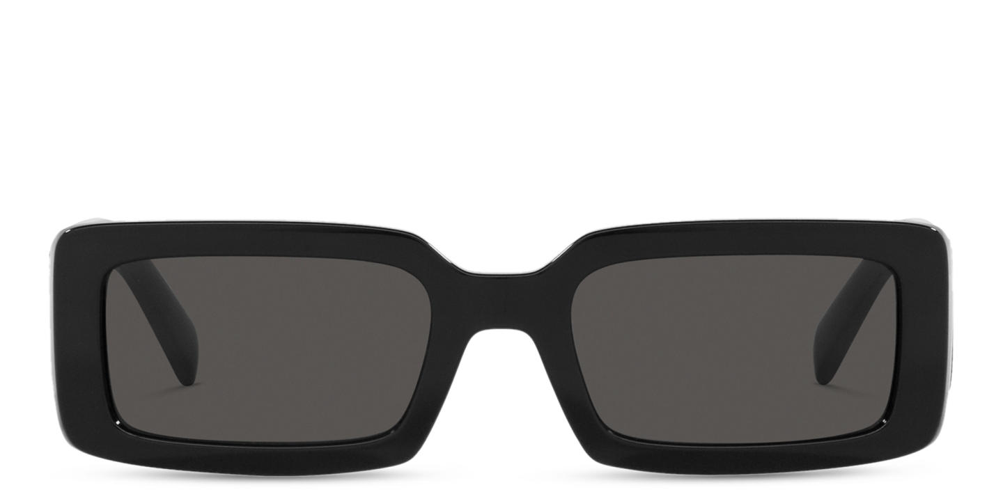 Shop Dolce & Gabbana Rectangle Sunglasses in Black online.