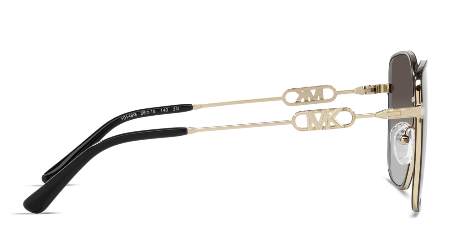 Michael Kors Square Sunglasses in Black Gold – Product Photo 2