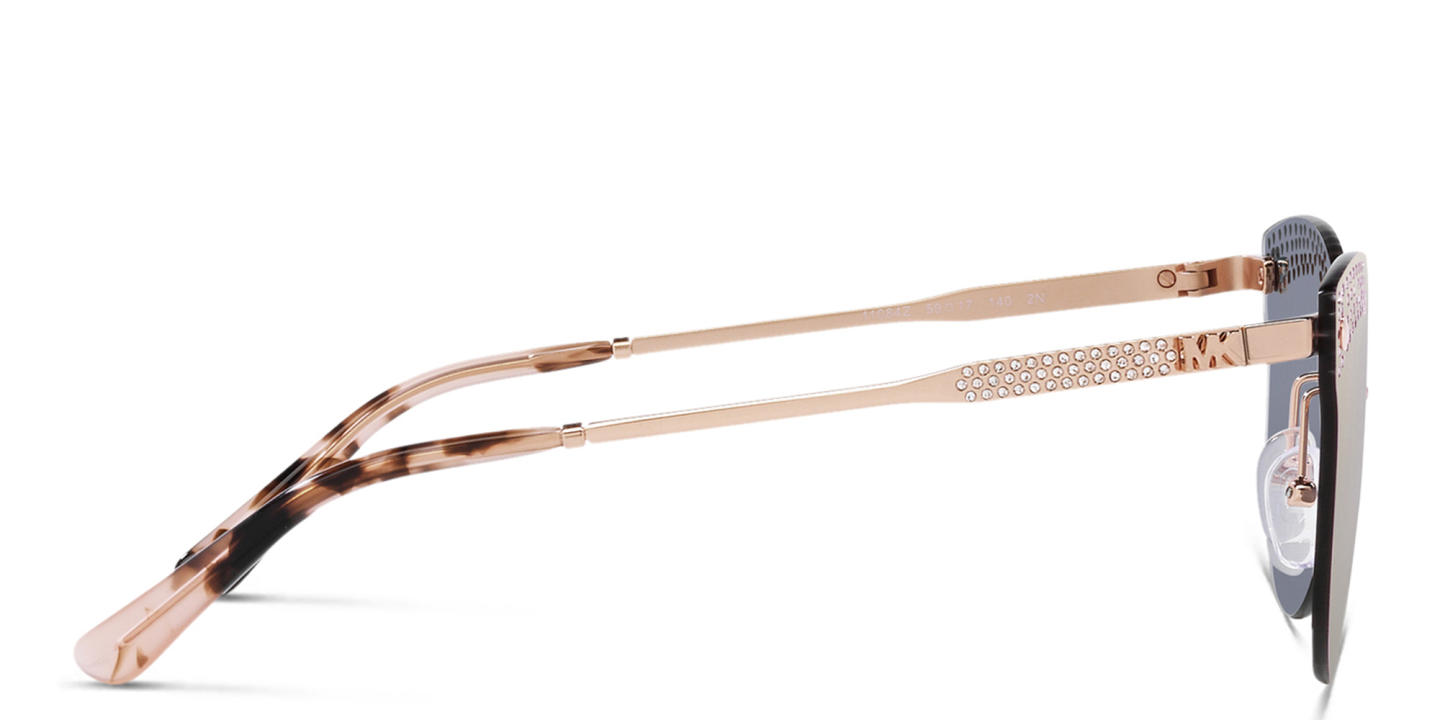 Michael Kors Rimless Cat-Eye Sunglasses in Rose Gold – Product Photo 2