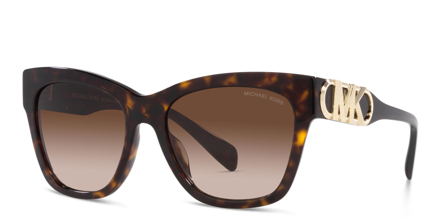 Michael Kors Empire Square Butterfly Sunglasses in Havana – Product Photo 1