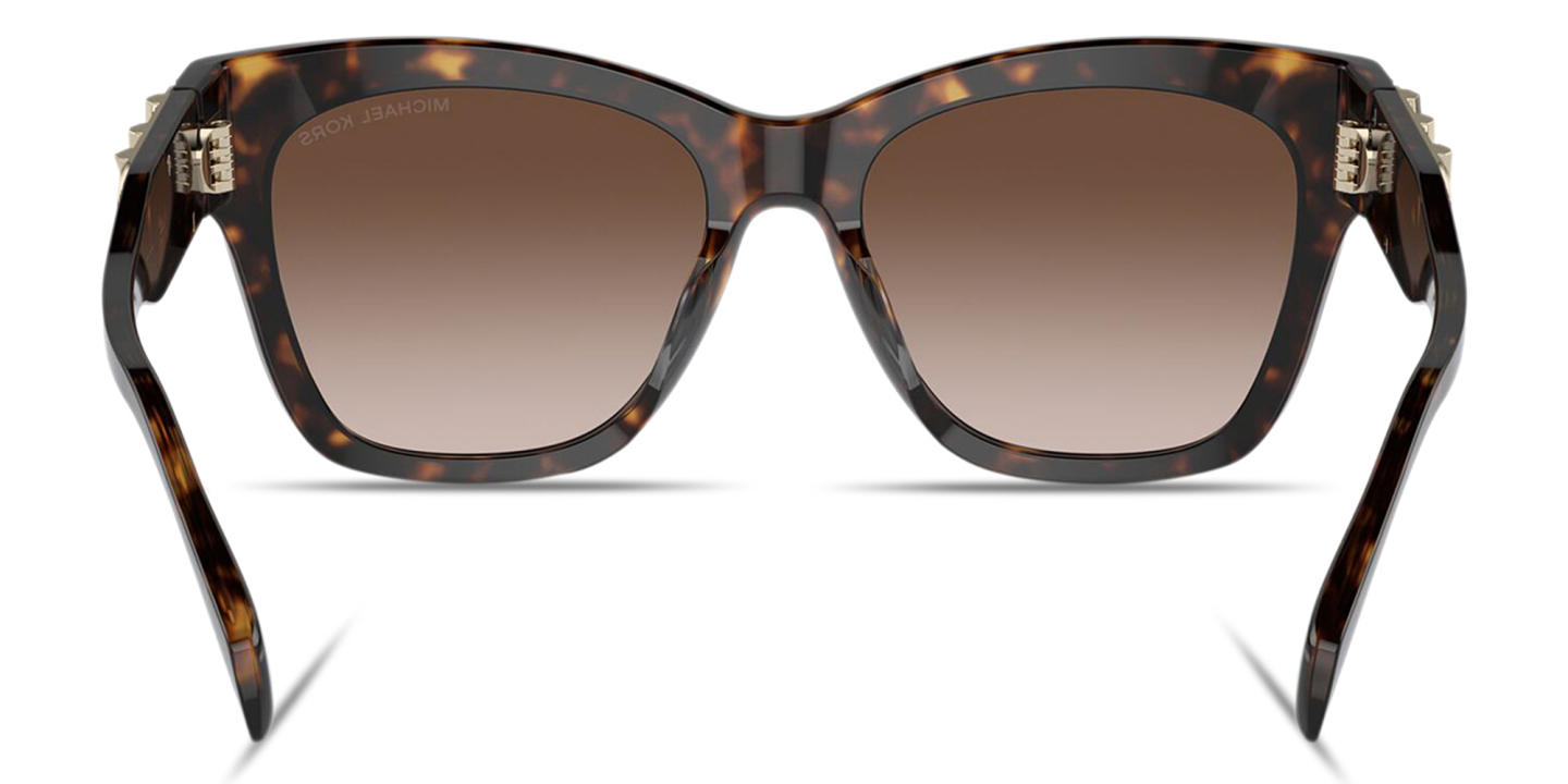 Michael Kors Empire Square Butterfly Sunglasses in Havana – Product Photo 3