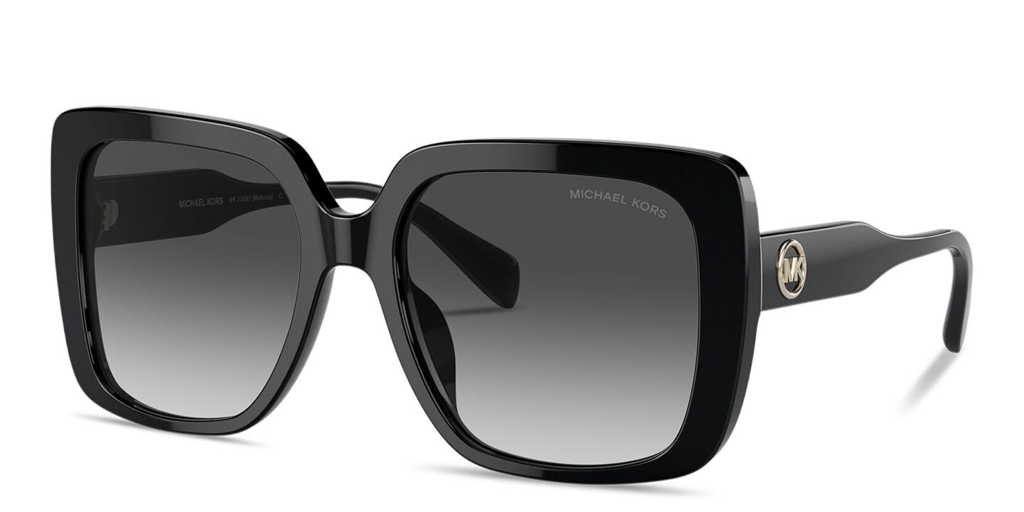 Michael Kors Mallorca Oversized Square Sunglasses in Black – Product Photo 1