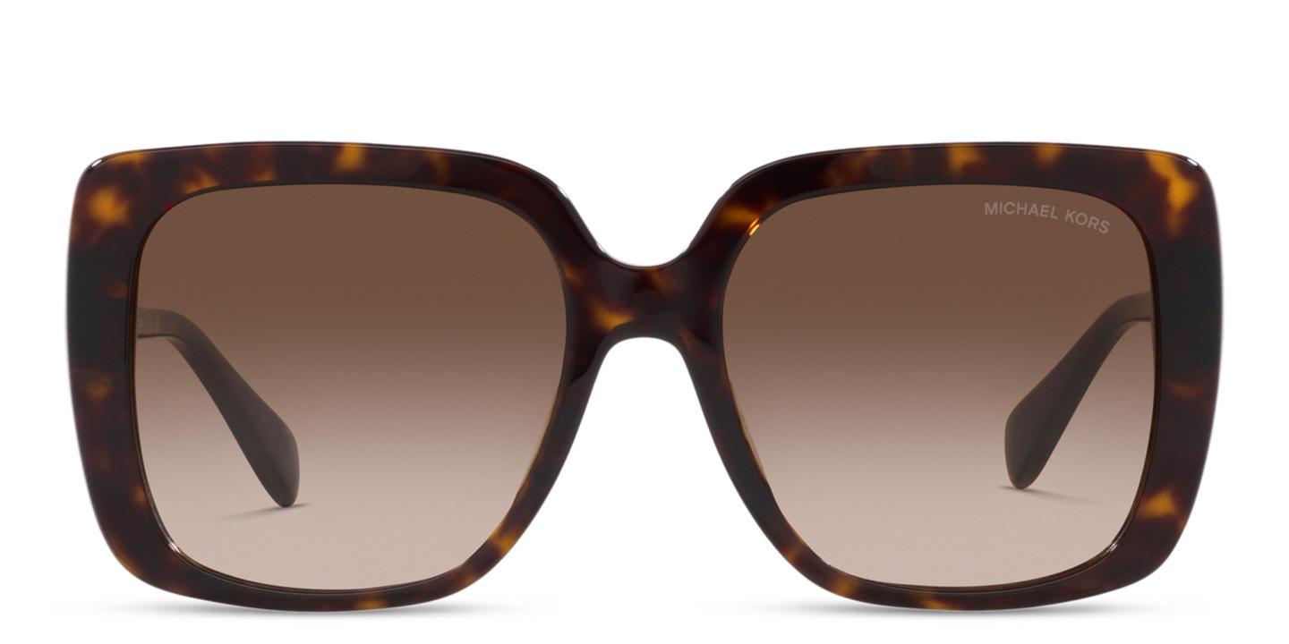 Michael Kors Oversized Square Sunglasses in Havana – Product Photo 0