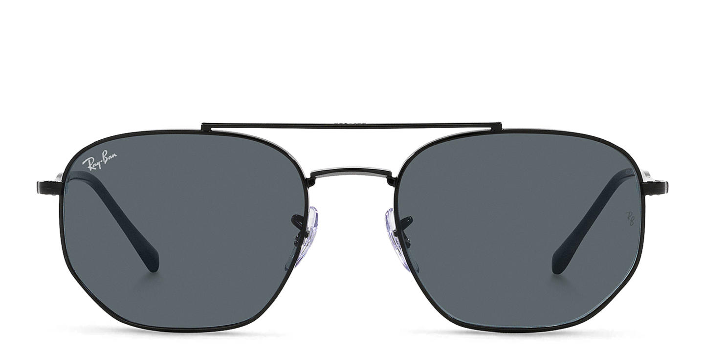 Shop Ray-Ban Unisex Irregular Sunglasses in Black online.