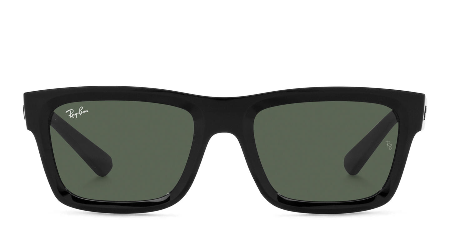 Ray-Ban Warren Unisex Rectangle Sunglasses in Black – Product Photo 0