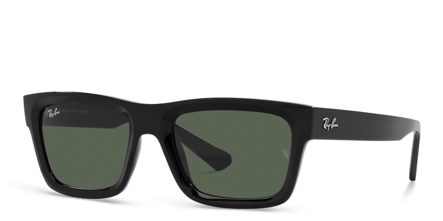 Ray-Ban Warren Unisex Rectangle Sunglasses in Black – Product Photo 1