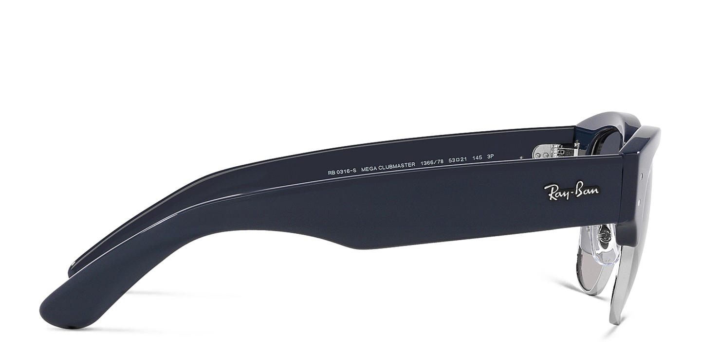 Shop Ray-Ban Unisex Square Sunglasses in Blue online.