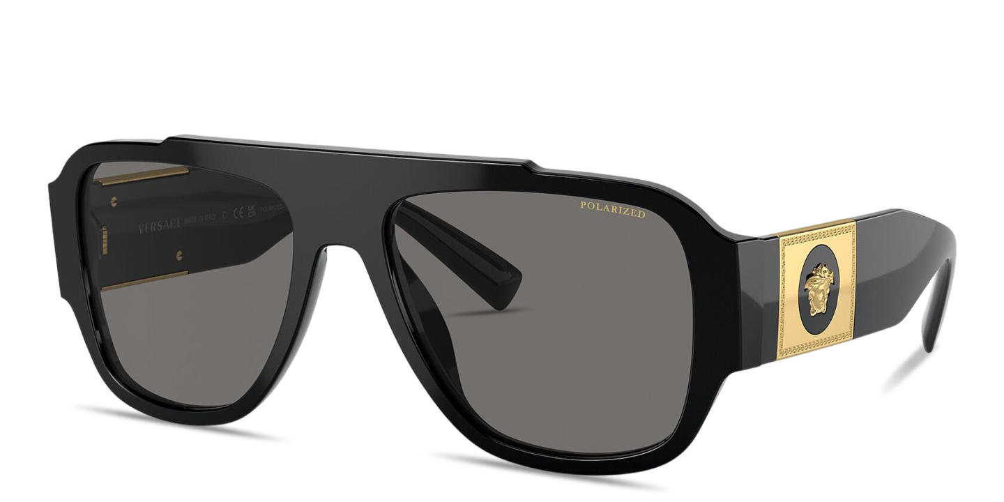 تسوق نظارات شمسية ميدوسا طراز بيلو فيرزاتشي بلون أسود أونلاين.