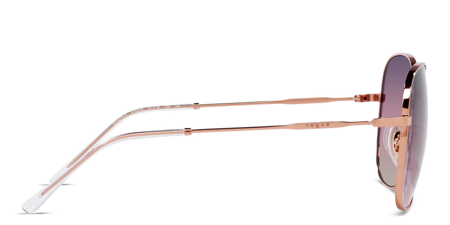Vogue Eyewear Round Sunglasses in Rose Gold – Product Photo 2