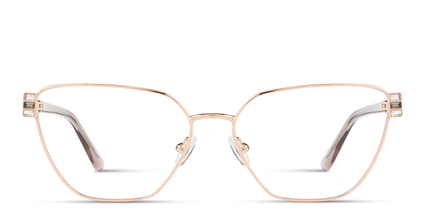 Guess Wide Cat-Eye Eyeglasses in Rose Gold – Product Photo 0