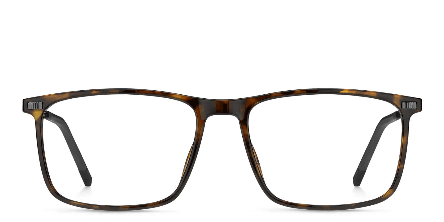 Tommy Hilfiger Rectangle Eyeglasses in Havana – Product Photo 0