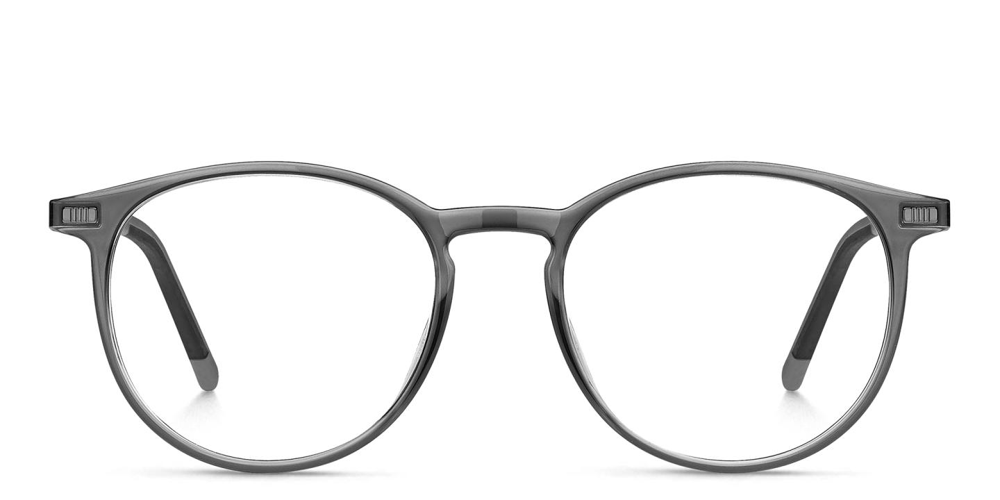 Tommy Hilfiger Unisex Round Eyeglasses in Grey – Product Photo 0