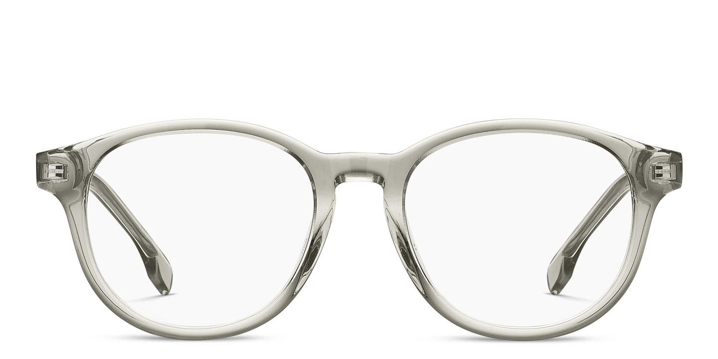 Hugo Boss Round Eyeglasses in Grey – Product Photo 0