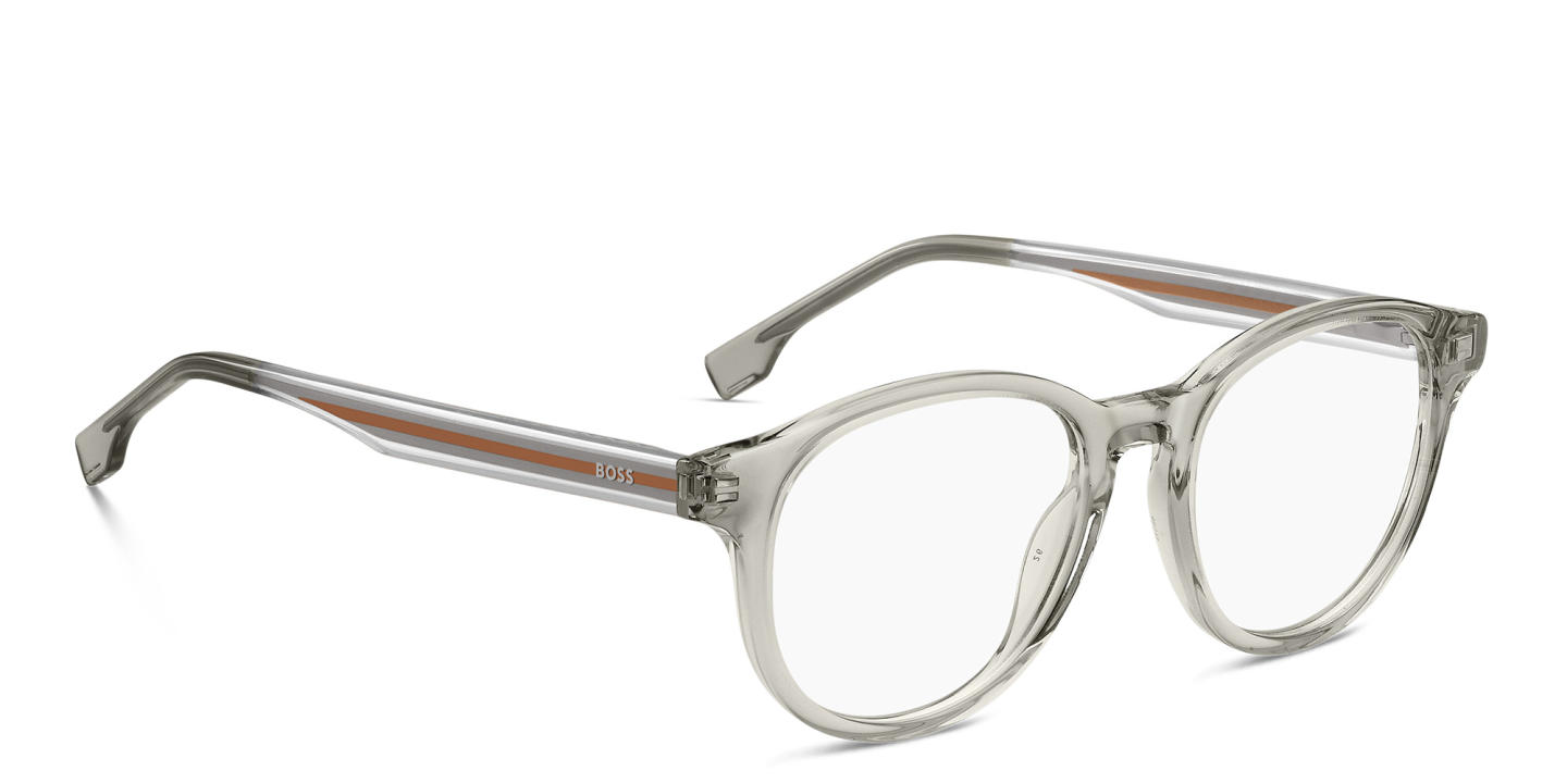 Hugo Boss Round Eyeglasses in Grey – Product Photo 2