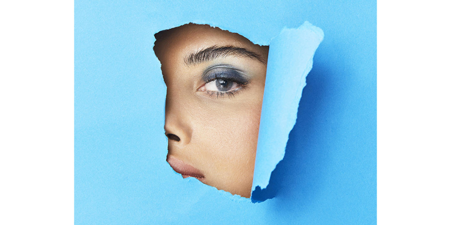 DAYA 1-Day Color Contact Lenses - Indigo in Indigo – Product Photo 3