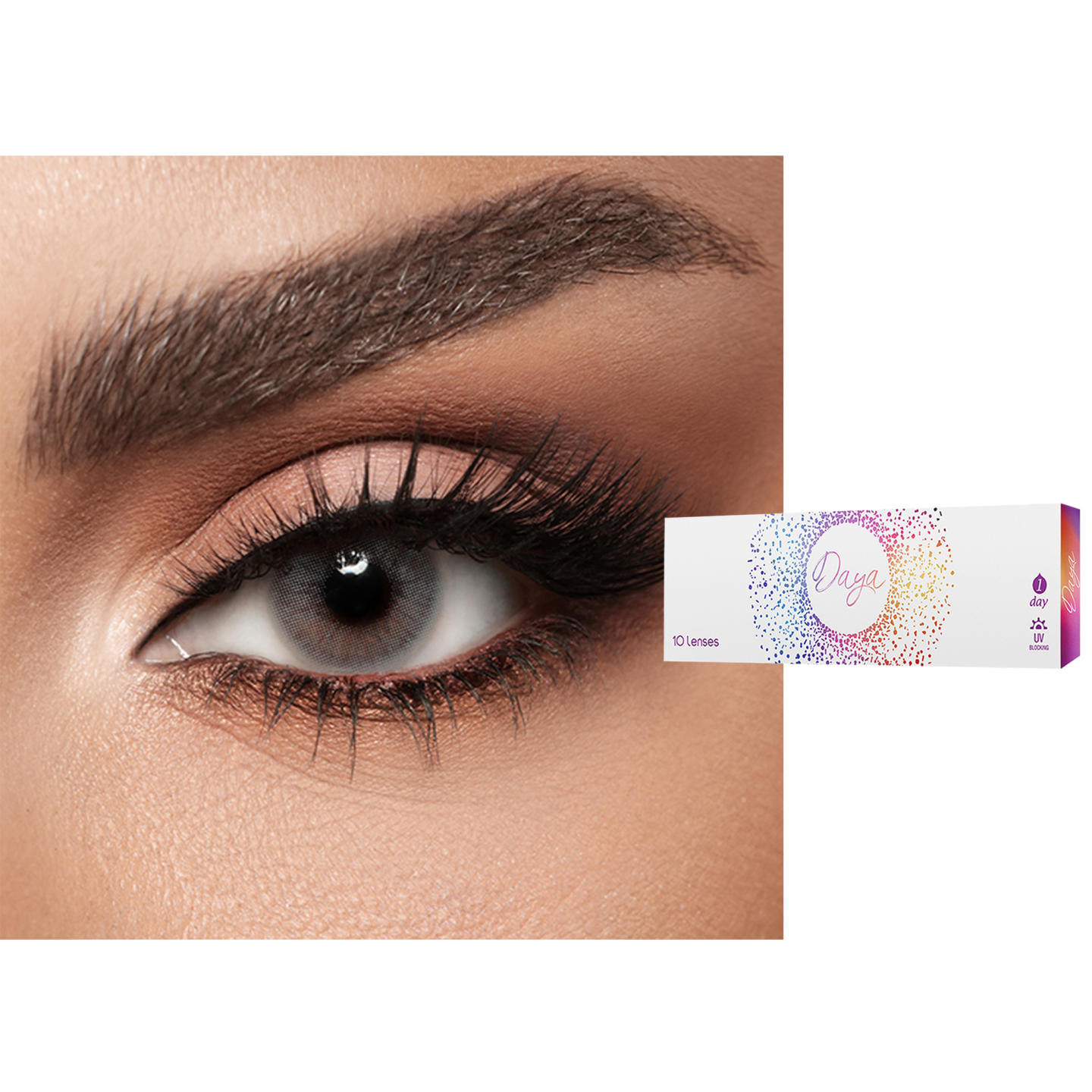 Shop DAYA 1-Day Color Contact Lenses - Indigo in Indigo online.