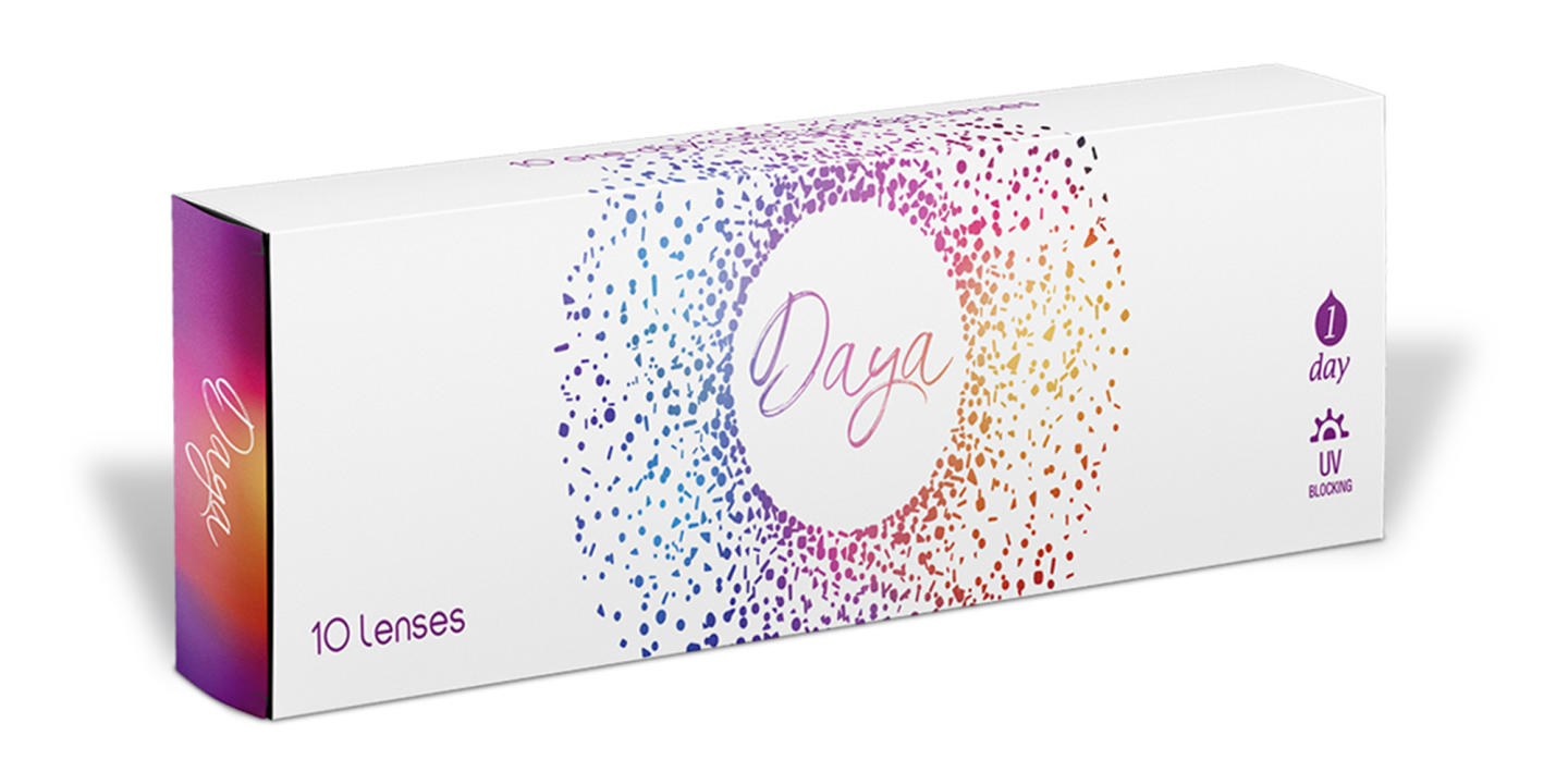 DAYA 1-Day Color Contact Lenses - Jade in Jade – Product Photo 1