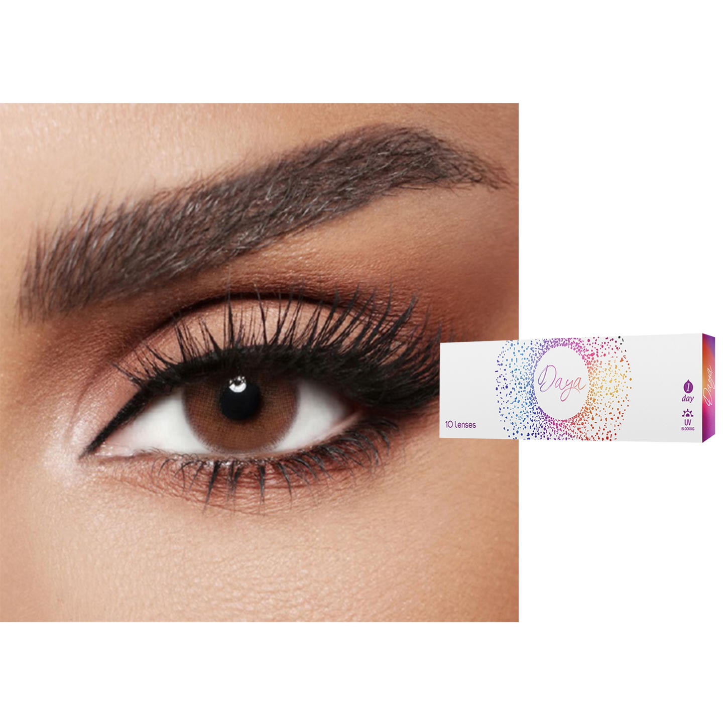 DAYA 1-Day Color Contact Lenses in Ruby – Product Photo 0