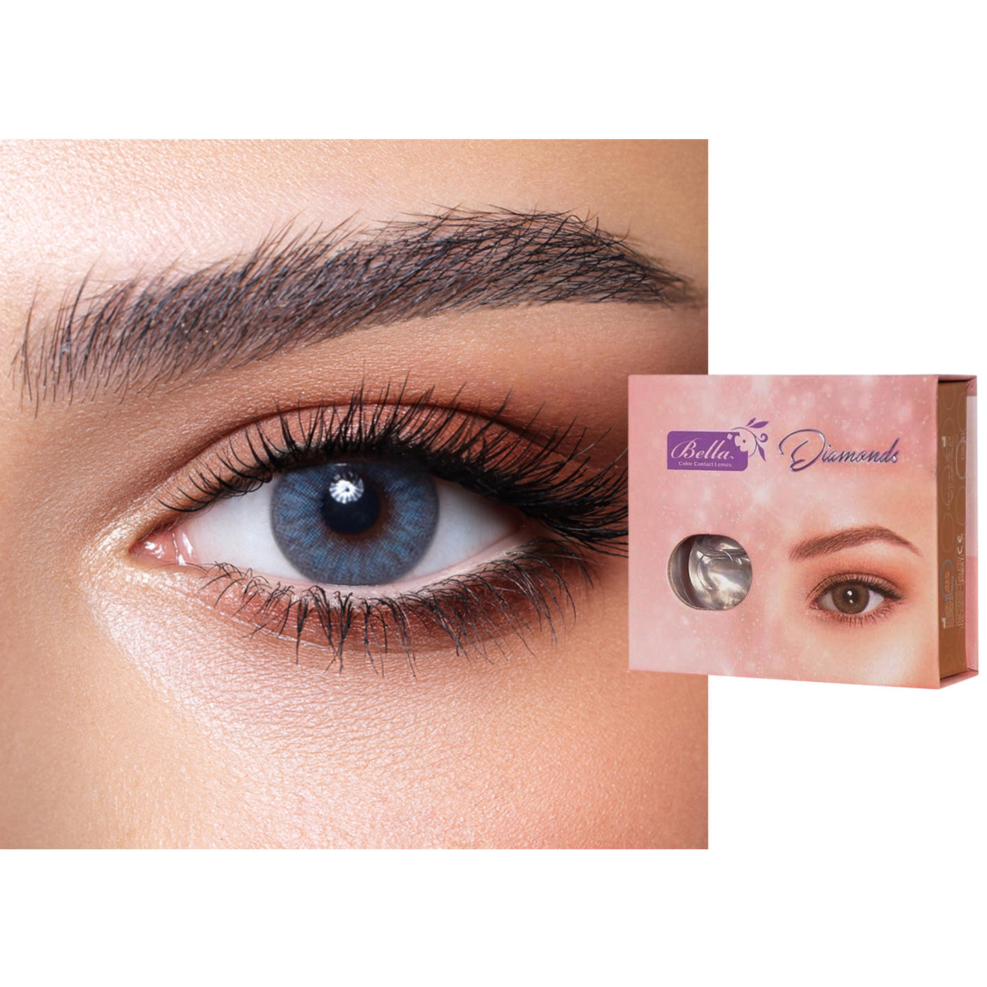 Shop Bella DIAMOND Monthly Color Contact Lenses - Moon Stone in Moon Stone online.