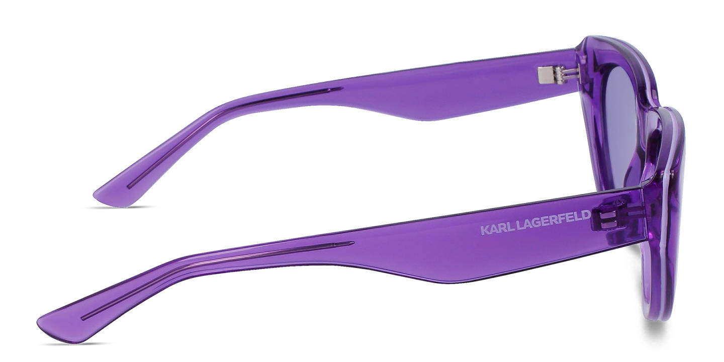 KARL LAGERFELD Cat-Eye Sunglasses in Purple – Product Photo 2