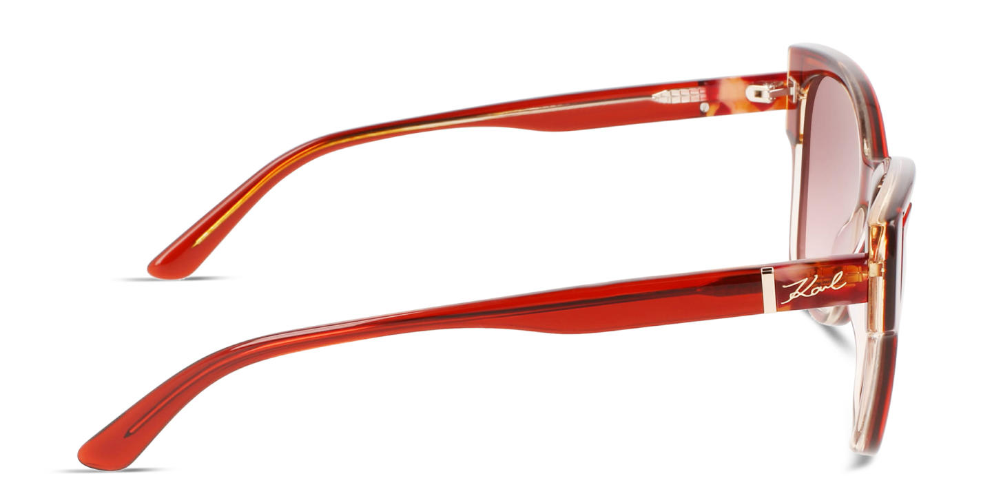 KARL LAGERFELD Cat-Eye Sunglasses in Orange – Product Photo 2