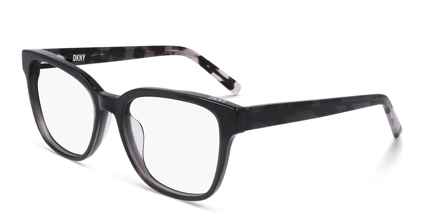 DKNY Square Eyeglasses in Black – Product Photo 1