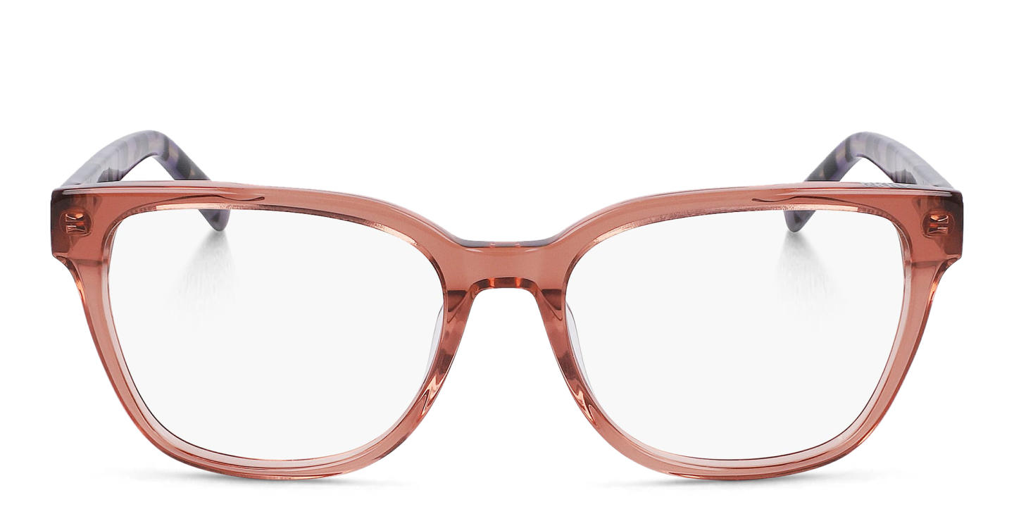 DKNY Square Eyeglasses in Brown – Product Photo 0
