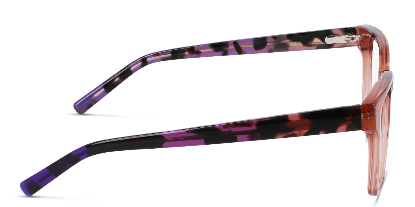 DKNY Square Eyeglasses in Brown – Product Photo 2