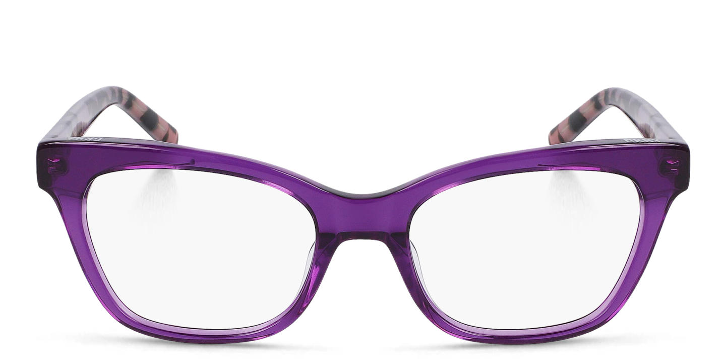 DKNY Cat-Eye Eyeglasses in Purple – Product Photo 0
