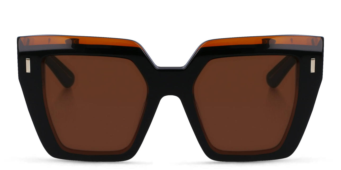 Calvin Klein Oversized Square Sunglasses in Black – Product Photo 0