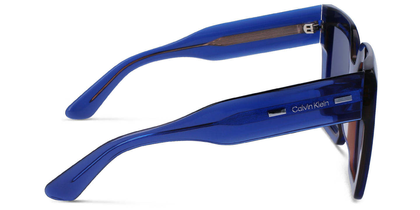 Calvin Klein Oversized Square Sunglasses in Blue – Product Photo 2