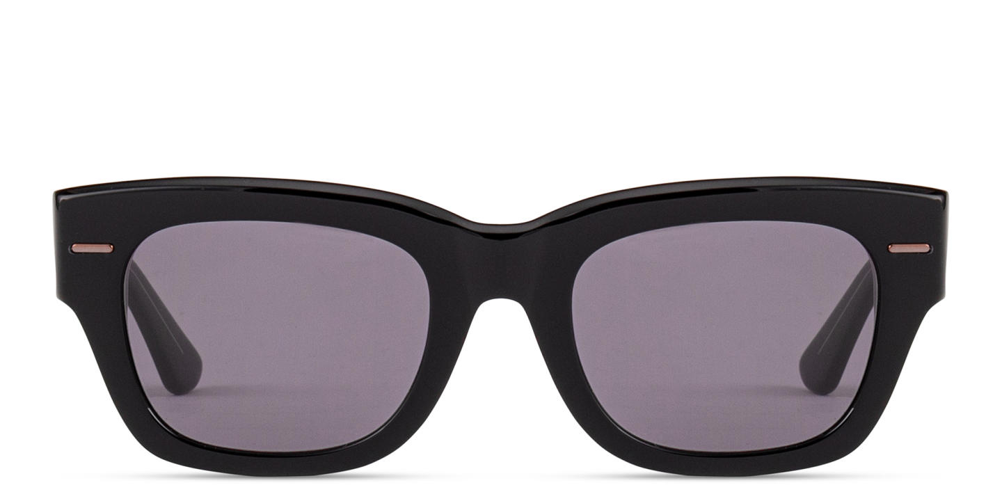 Calvin Klein Logo Signature Rectangle Sunglasses in Black – Product Photo 0